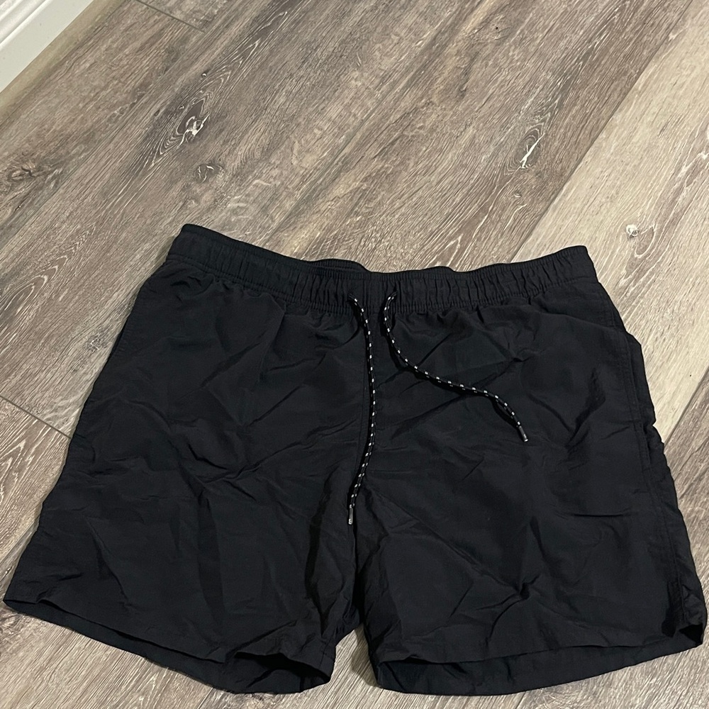 Goodfellow & Co Black Elastic Drawstring Shorts